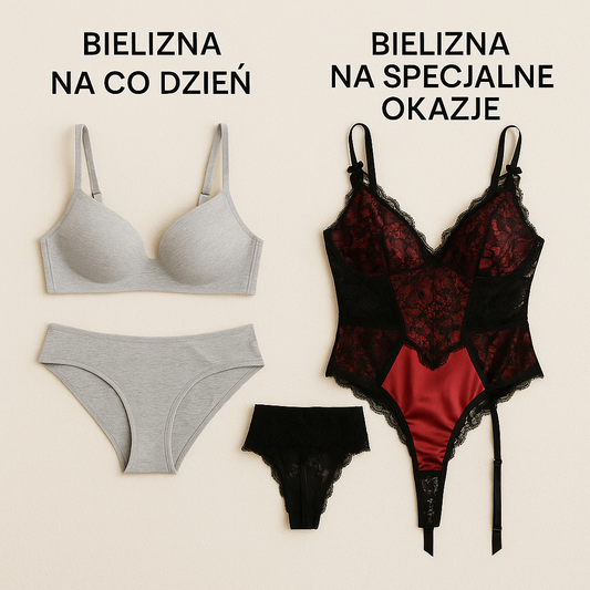 Bielizna na co dzień vs bielizna na specjalne okazje - czym się różnią i co wybrać?