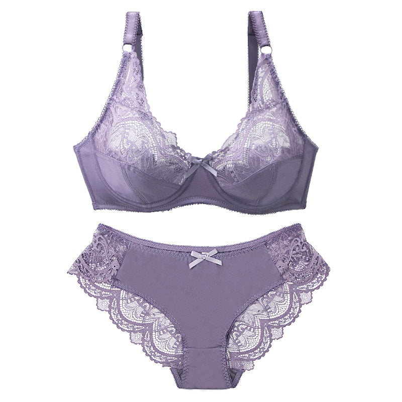 Koronkowy komplet bielizny Plus Size Maddy-lorana.eu