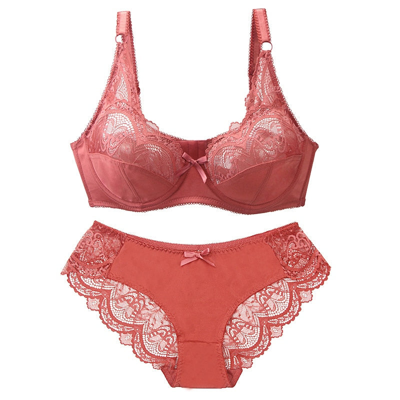 Koronkowy komplet bielizny Plus Size Maddy-lorana.eu