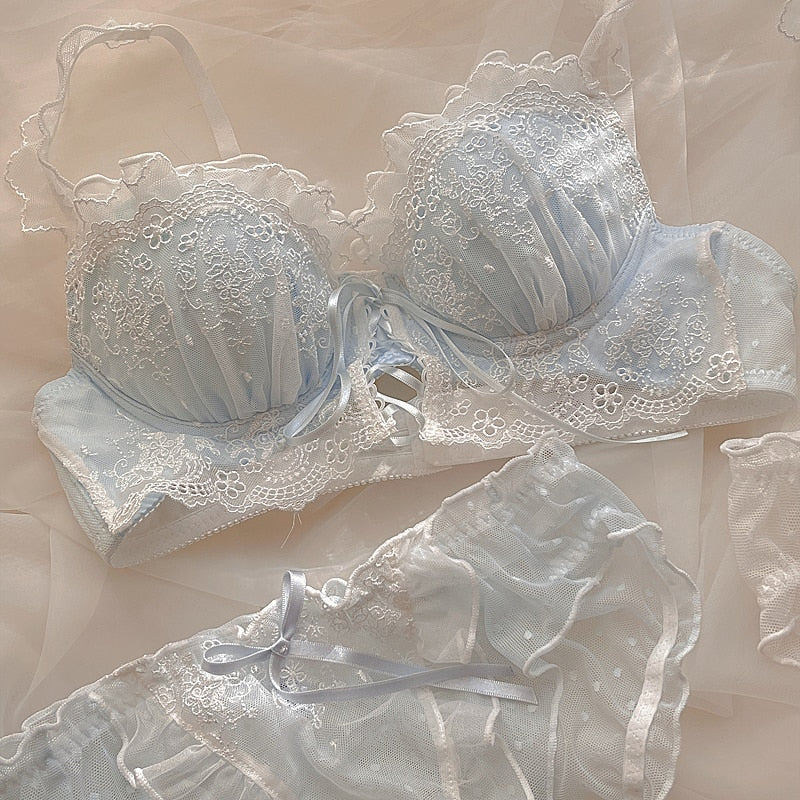 Sensualny prześwitujący komplet bielizny Luna-lorana.eu