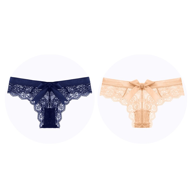 Koronkowe majtki z kokardką 2-pak Lyli-lorana.eu