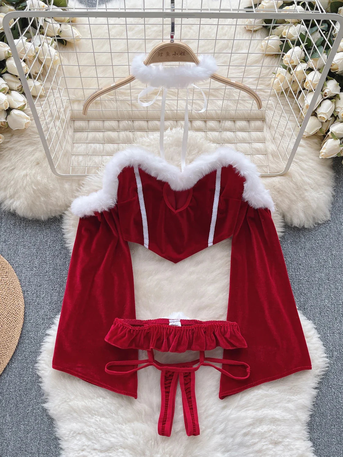 Komplet bielizny świątecznej Giselle-lorana.eu