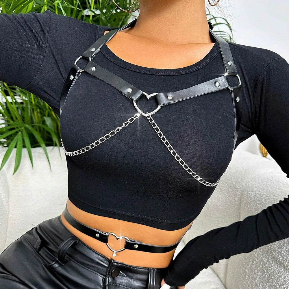 Harness z ozdobnym serduszkiem Geneviève-lorana.eu