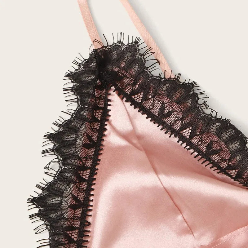 Satynowy komplet bielizny Scorpius-lorana.pl