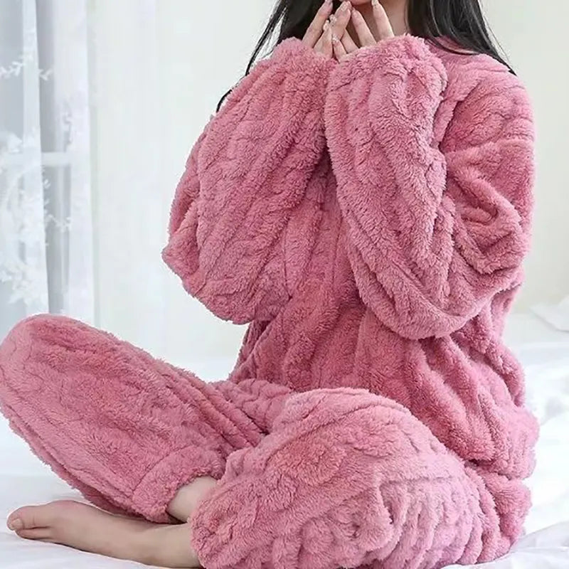 Pyjama chaud en deux pièces-lorana.eu