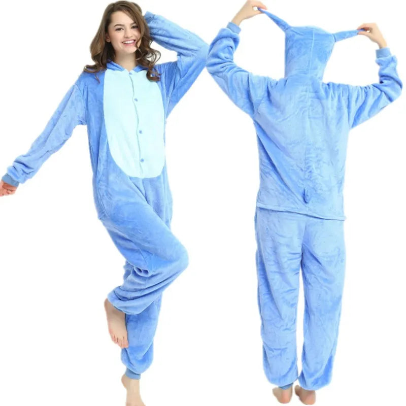 Pyjama une pièce avec pantoufles inclus-lorana.eu