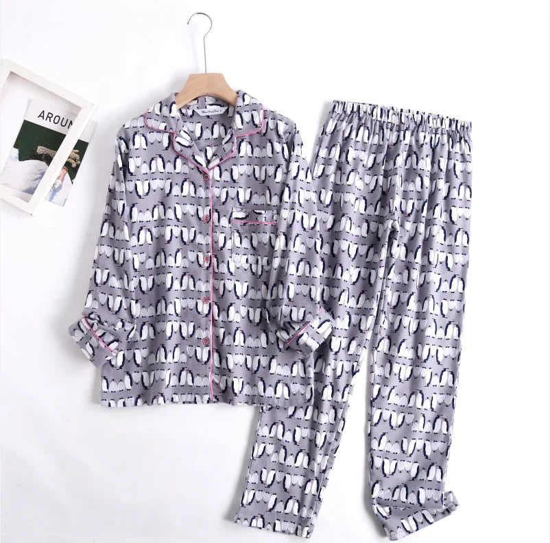 Pyjama en coton deux pièces-lorana.eu
