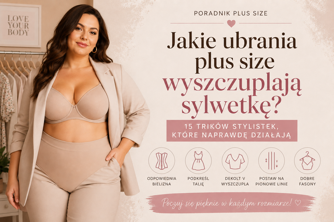 Jakie ubrania plus size wyszczuplają sylwetkę? 15 trików stylistek, które naprawdę działają