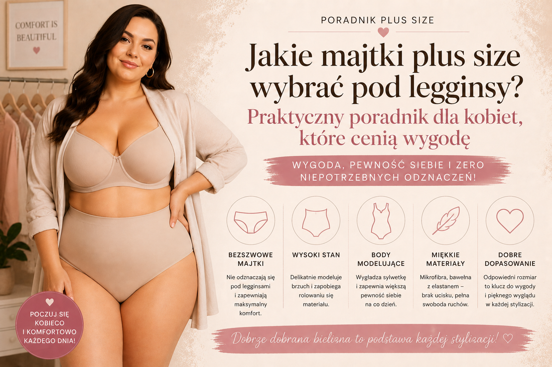 Jakie majtki plus size wybrać pod legginsy? Praktyczny poradnik dla kobiet, które cenią wygodę