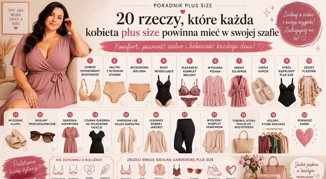 20 rzeczy, które każda kobieta plus size powinna mieć w swojej szafie