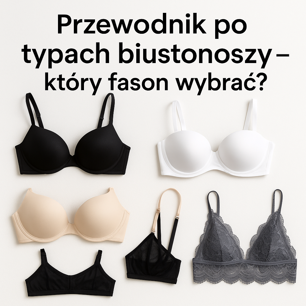 Przewodnik po typach biustonoszy - który fason wybrać?
