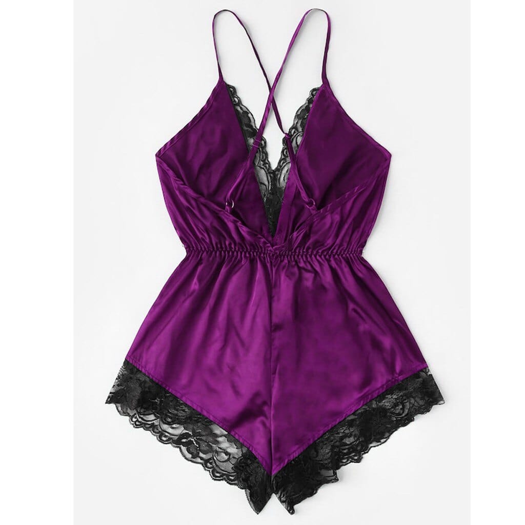 Jednoczęściowa piżama damska plus size Solène-lorana.eu