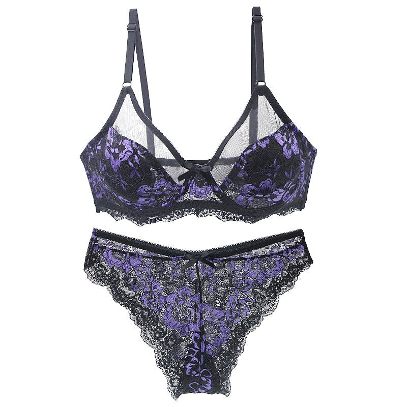 Koronkowy komplet bielizny Plus Size Chloé-eu