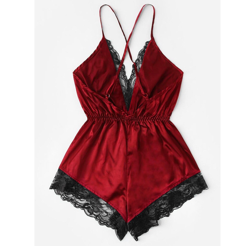 Jednoczęściowa piżama damska plus size Solène-lorana.eu