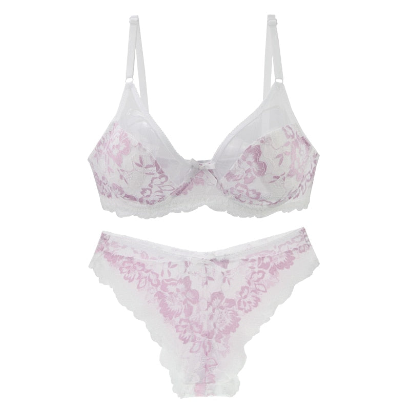 Koronkowy komplet bielizny Plus Size Chloé-lorana.eu