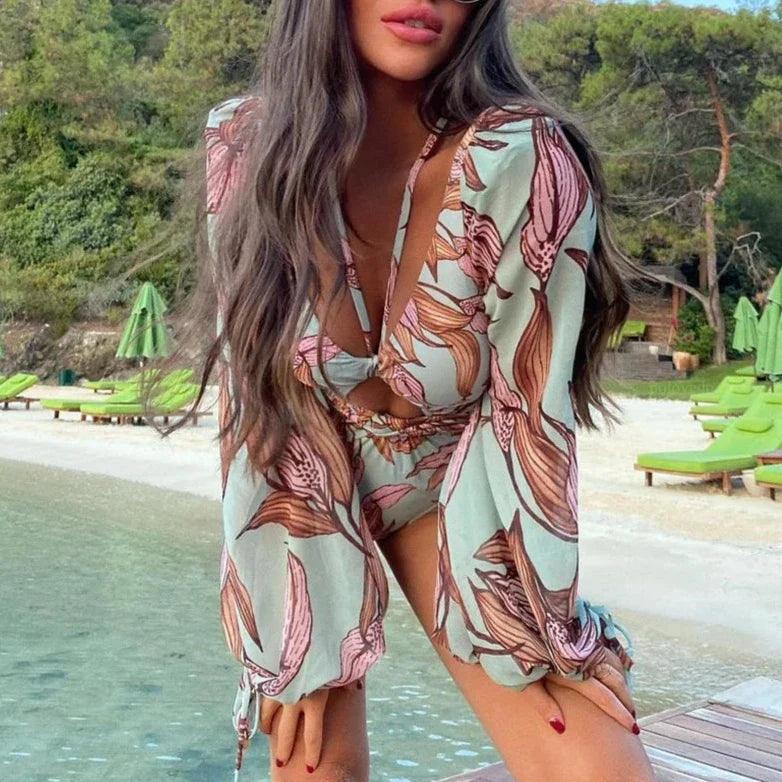 Jednoczęściowy kostium kąpielowy boho Amandine-lorana.eu