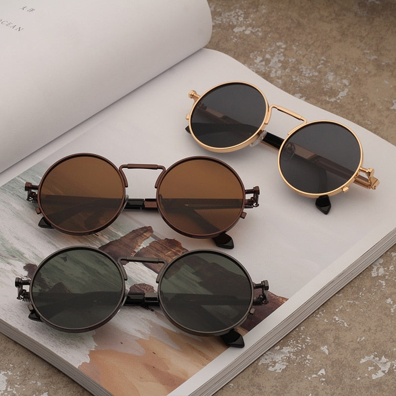 Okrągłe okulary przeciwsłoneczne plus size Éléonore-lorana.eu