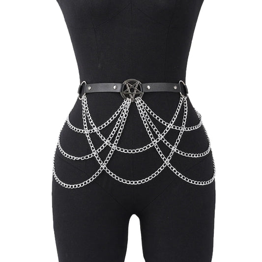Harness na talię z łańcuszkami Joanne-lorana.eu