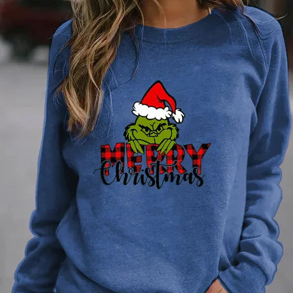 Świąteczna bluza z motywem Grincha plus size Aurélie