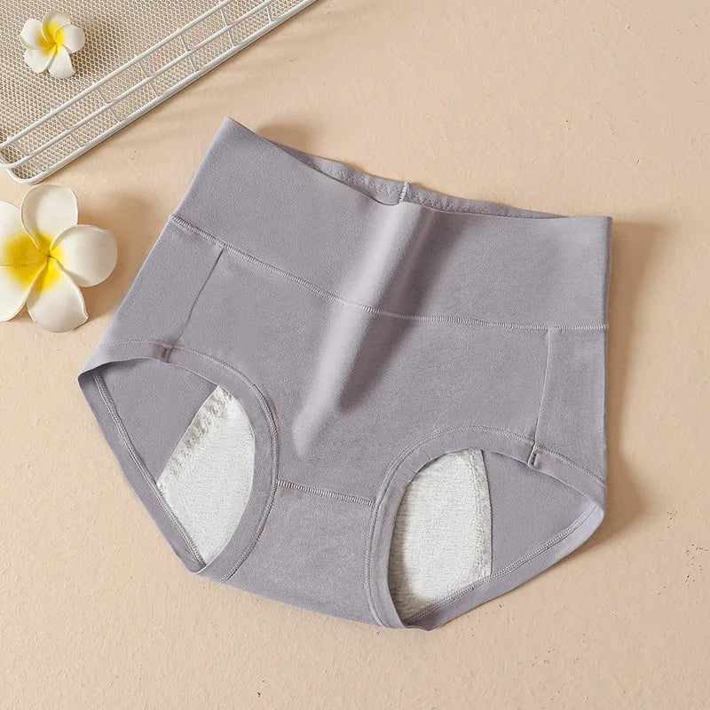 Majtki menstruacyjne z wysokim stanem plus size Océane-lorana.eu