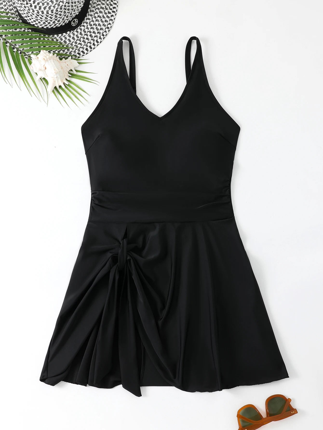 Jednoczęściowy strój kąpielowy ze spódniczką Sarah