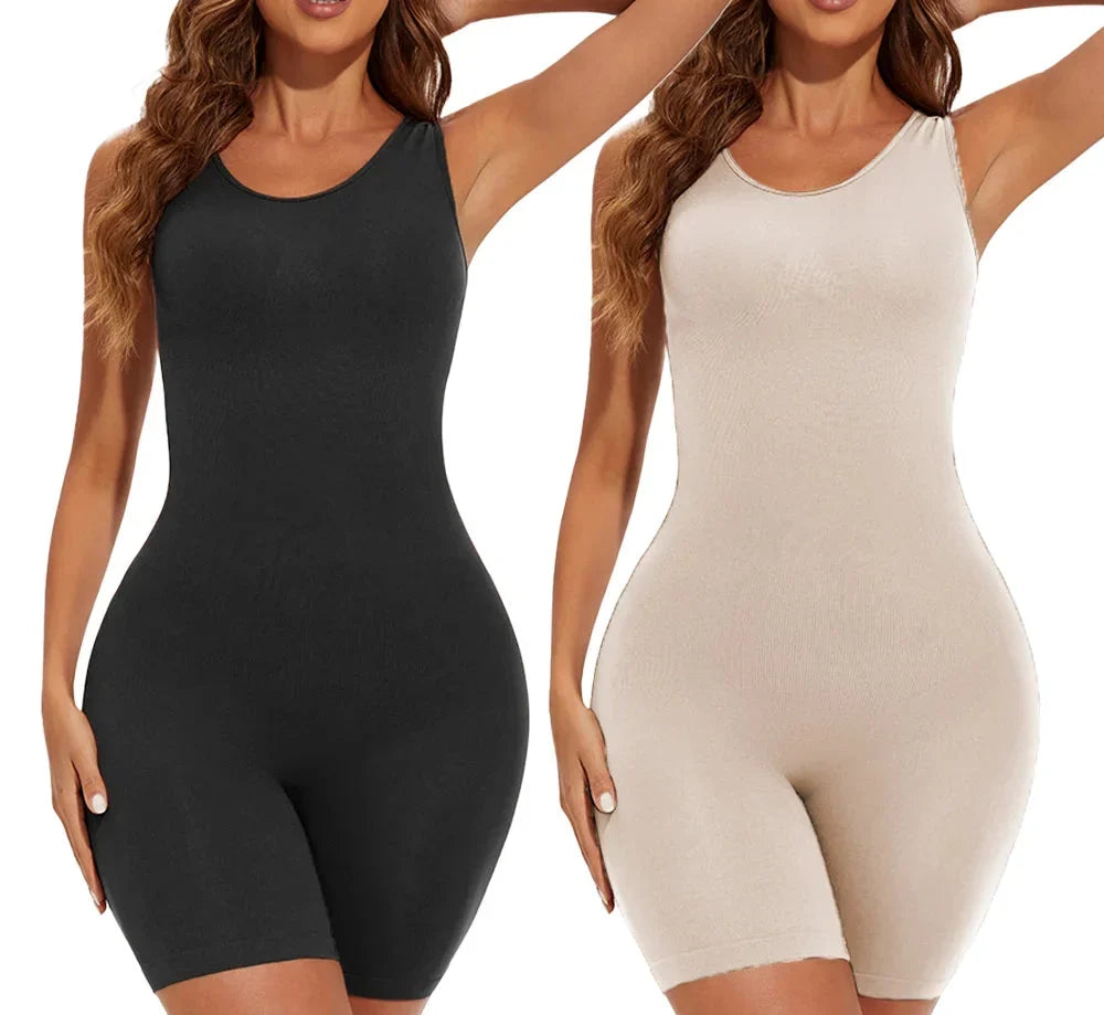 Kombinezon modelujący plus size z wysokim stanem Amélie – 1 + 1 GRATIS