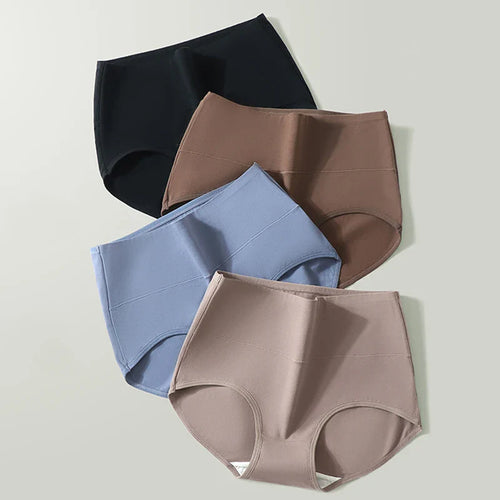 4-pak majtek modelujących z wysokim stanem plus size Chloé-lorana.eu