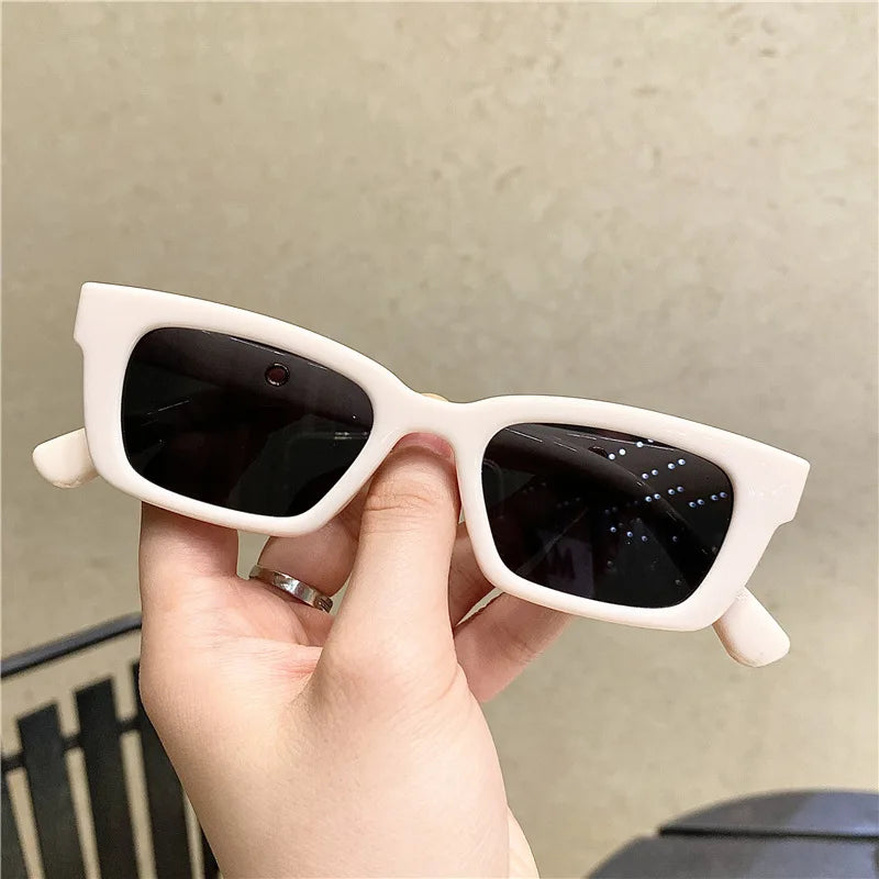 Prostokątne okulary przeciwsłoneczne retro Margot-lorana.eu