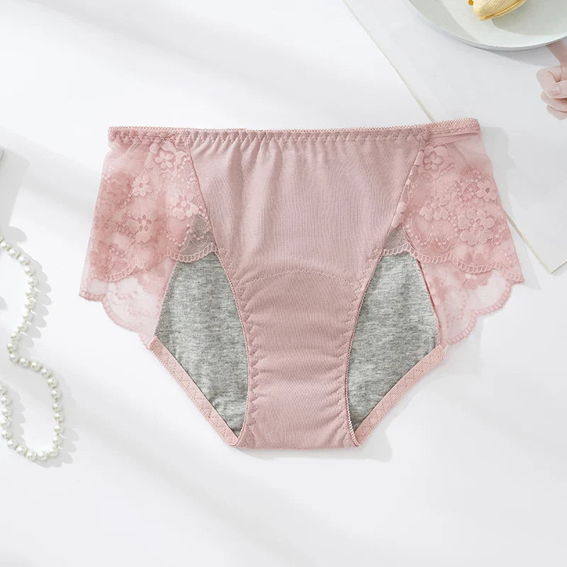 Figi menstruacyjne z koronką plus size Colette-lorana.eu