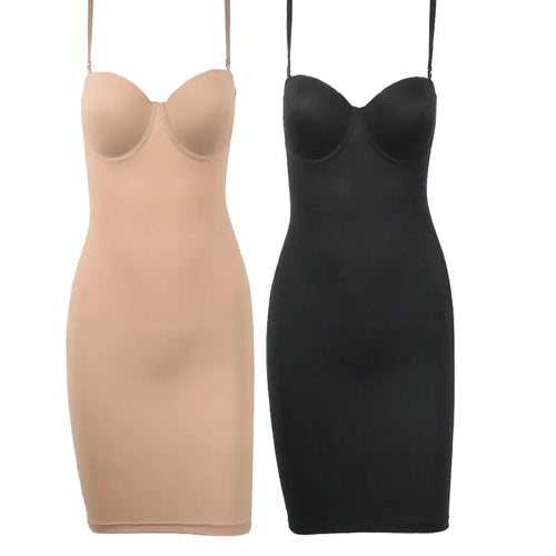 Bieliźniana sukienka modelująca plus size Élodie-lorana.eu