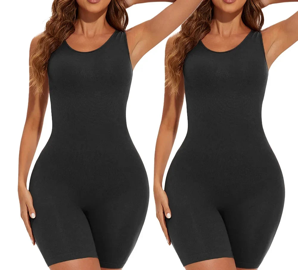 Kombinezon modelujący plus size z wysokim stanem Amélie – 1 + 1 GRATIS