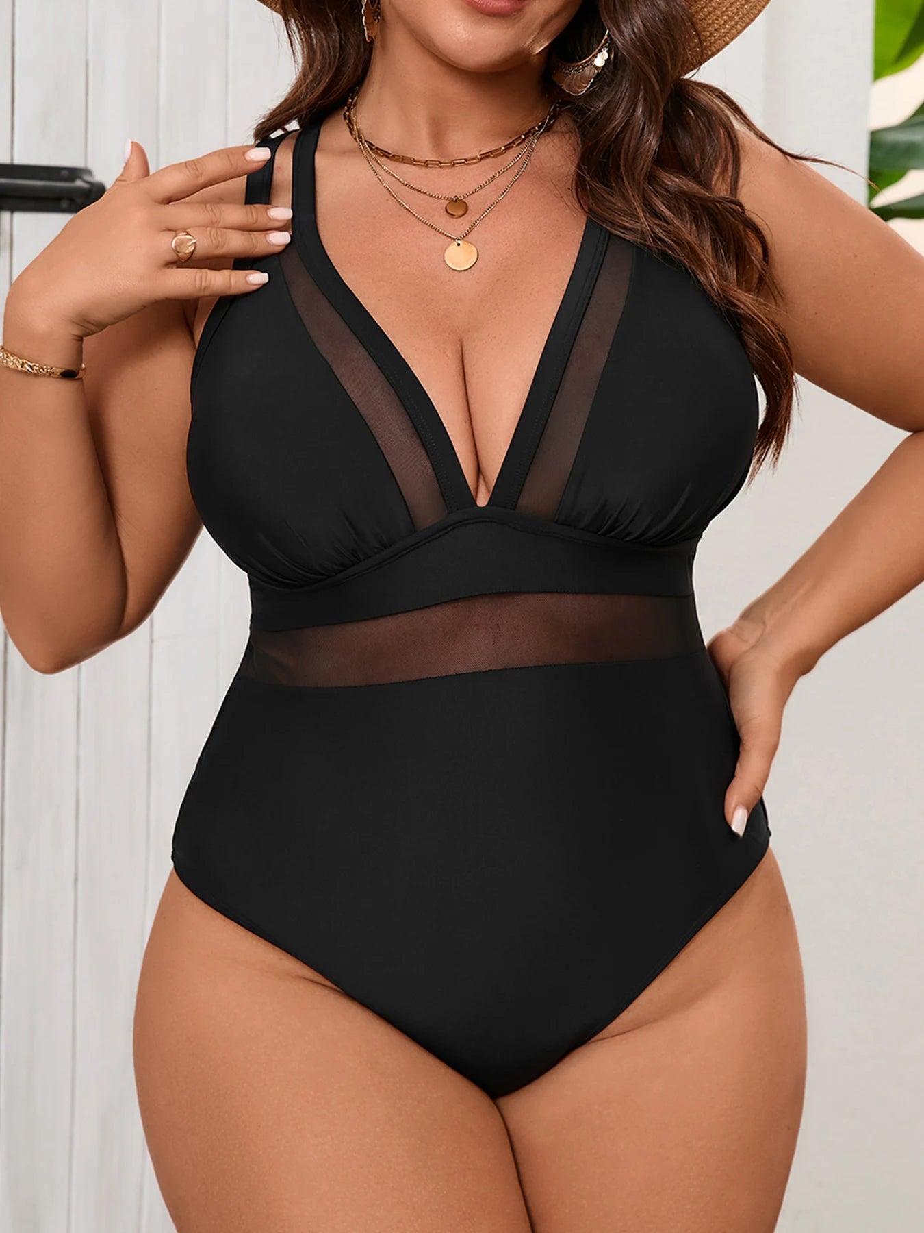 Jednoczęściowy strój kąpielowy Blanche