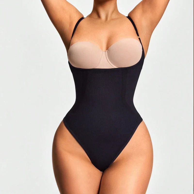 Modelujące body na ramiączkach plus size Léa-lorana.eu
