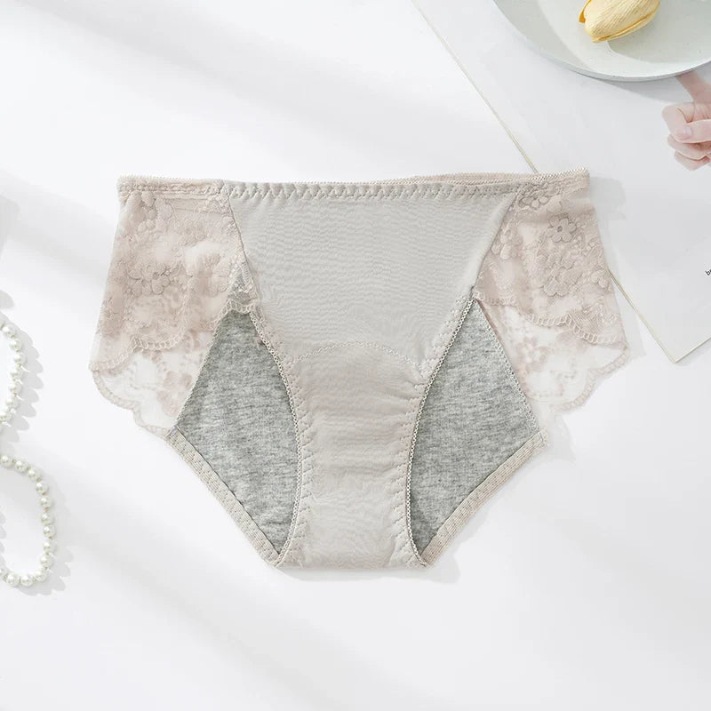 Figi menstruacyjne z koronką plus size Colette-lorana.eu
