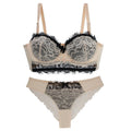 Koronkowy komplet bielizny PUSH-UP Plus Size Léa-lorana.eu