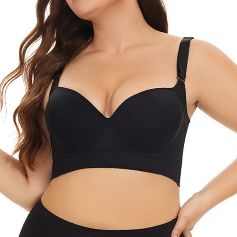Biustonosz z fiszbinami duże rozmiary plus size Gabrielle-lorana.eu