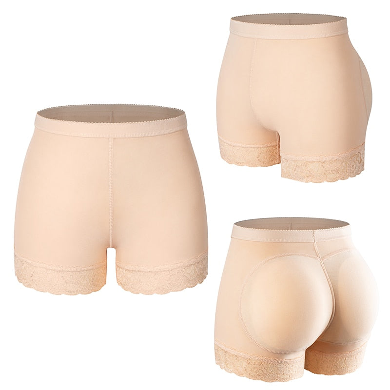 Modelujące spodenki bieliźniane z koronką plus size Amélie-lorana.eu