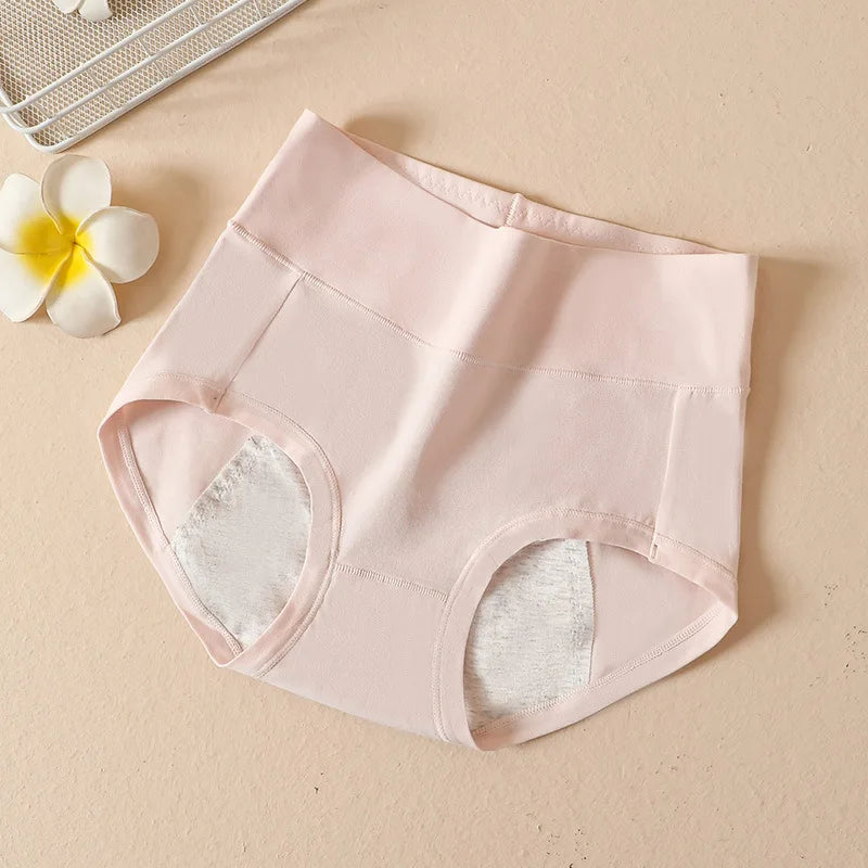 Majtki menstruacyjne z wysokim stanem plus size Océane-lorana.eu