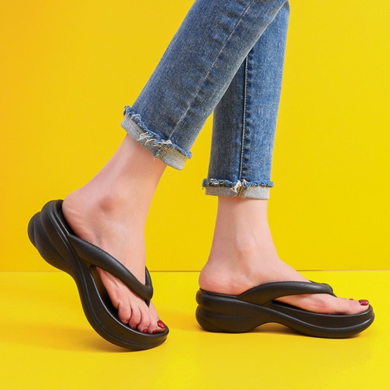 Japonki na grubej podeszwie plus size Léa-lorana.eu