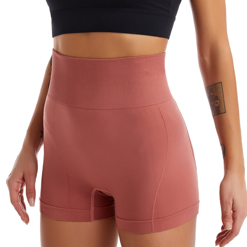 Krótkie wyszczuplające spodenki z wysokim stanem plus size Camille-lorana.eu