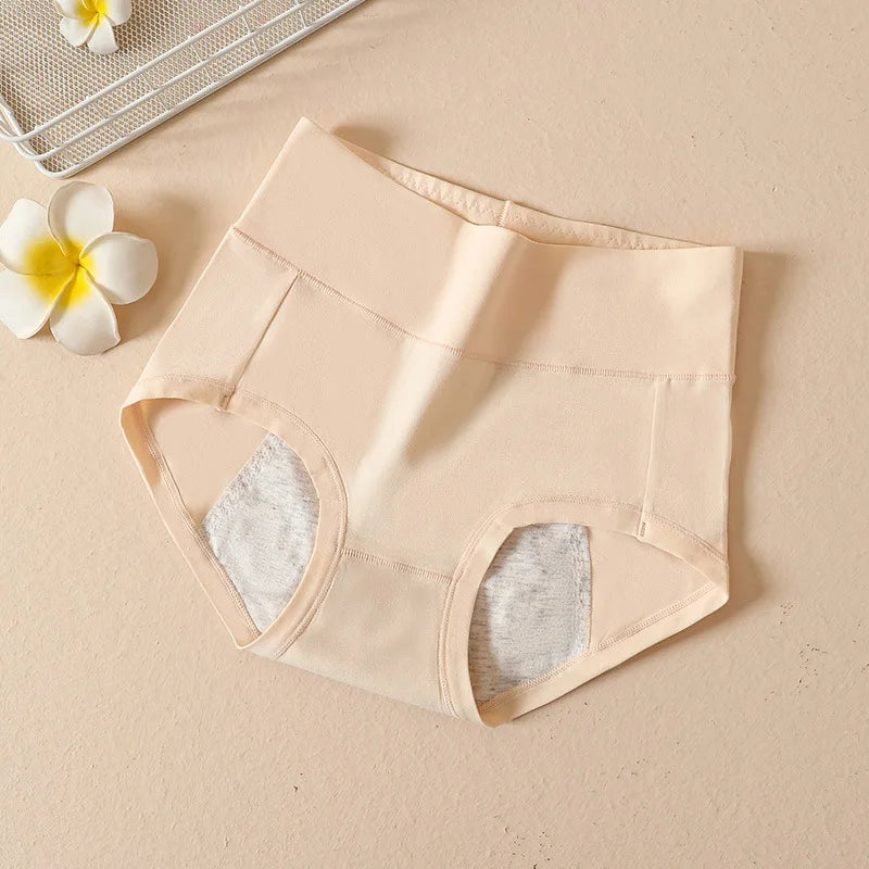 Majtki menstruacyjne z wysokim stanem plus size Océane-lorana.eu