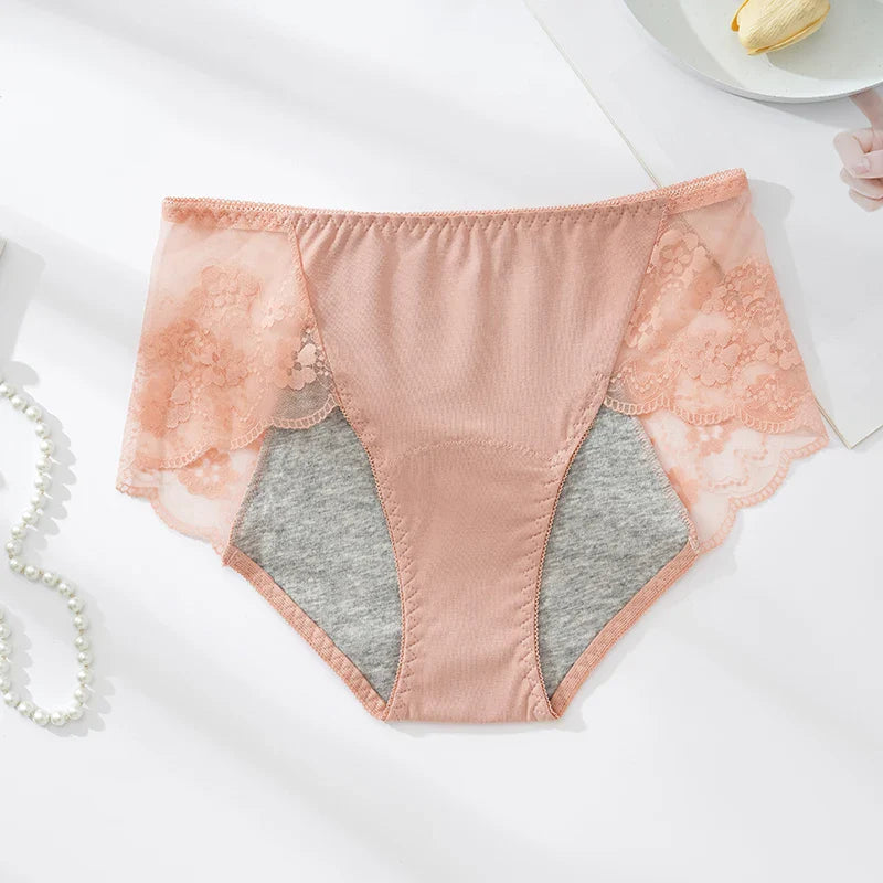 Figi menstruacyjne z koronką plus size Colette-lorana.eu