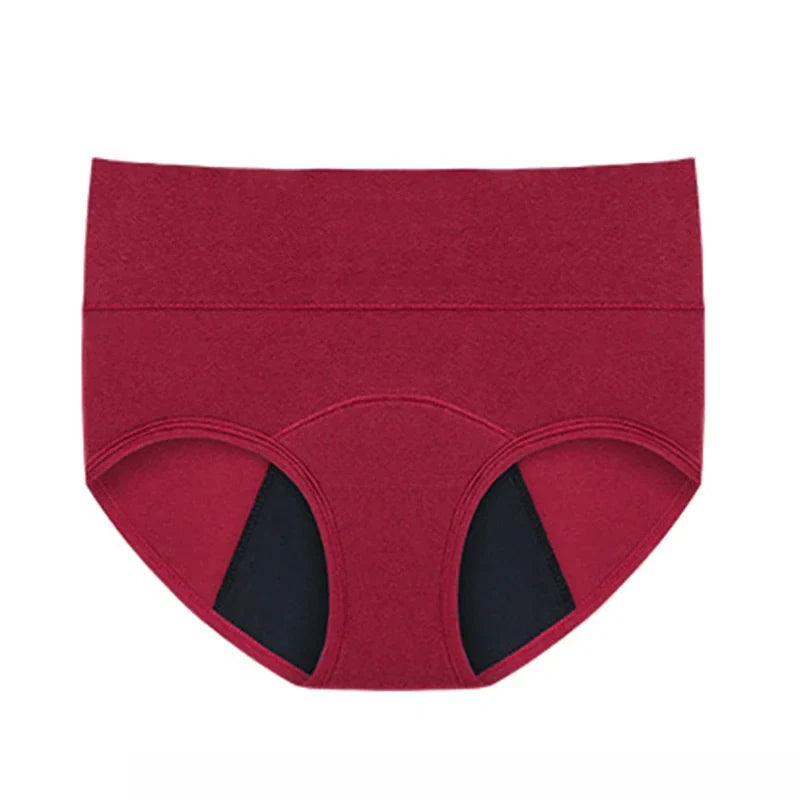 Majtki menstruacyjne z wysokim stanem plus size Éloïse-lorana.eu