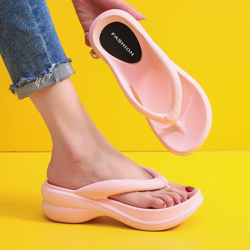 Japonki na grubej podeszwie plus size Léa-lorana.eu