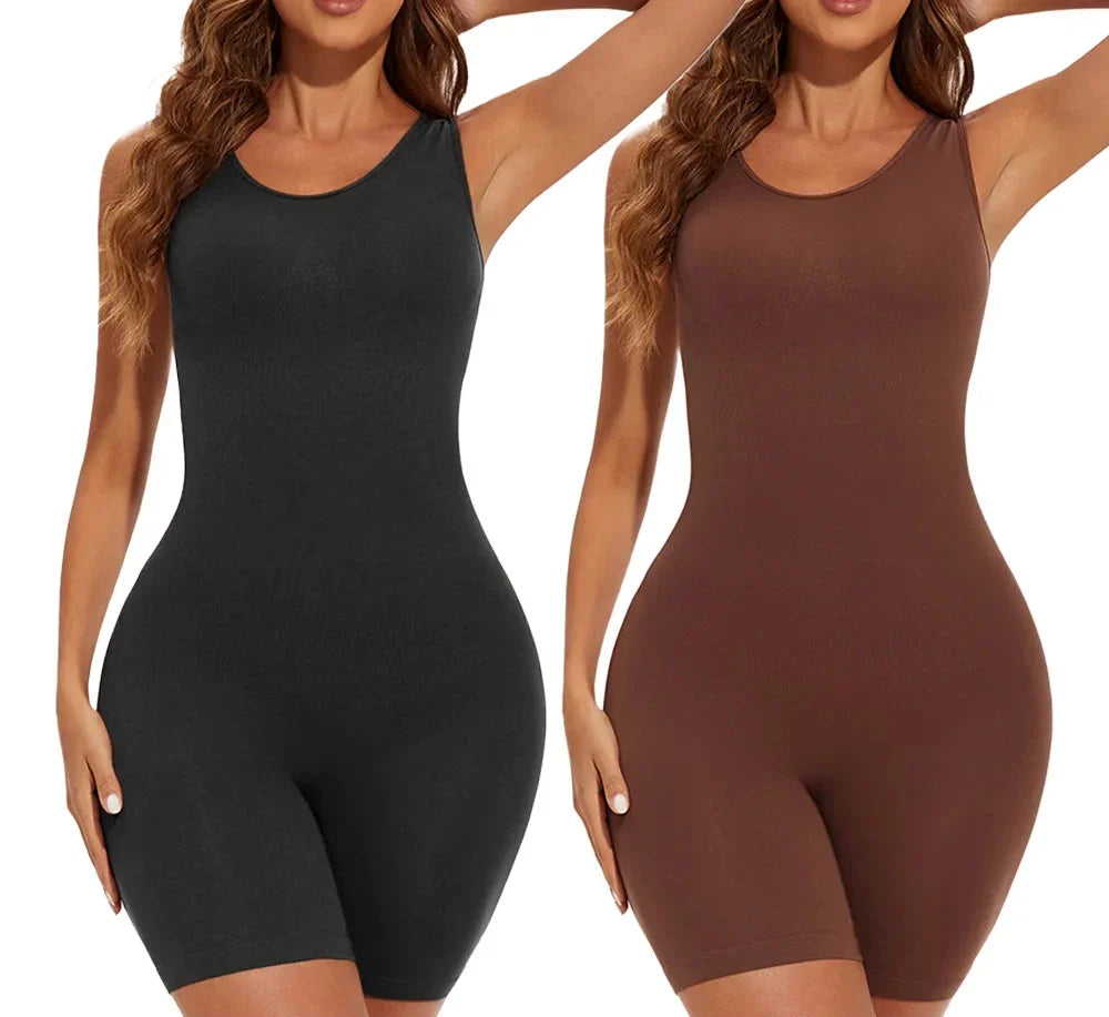 Kombinezon modelujący plus size z wysokim stanem Amélie – 1 + 1 GRATIS