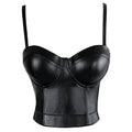 Skórzany gorset w formie topu plus size Adèle-lorana.eu