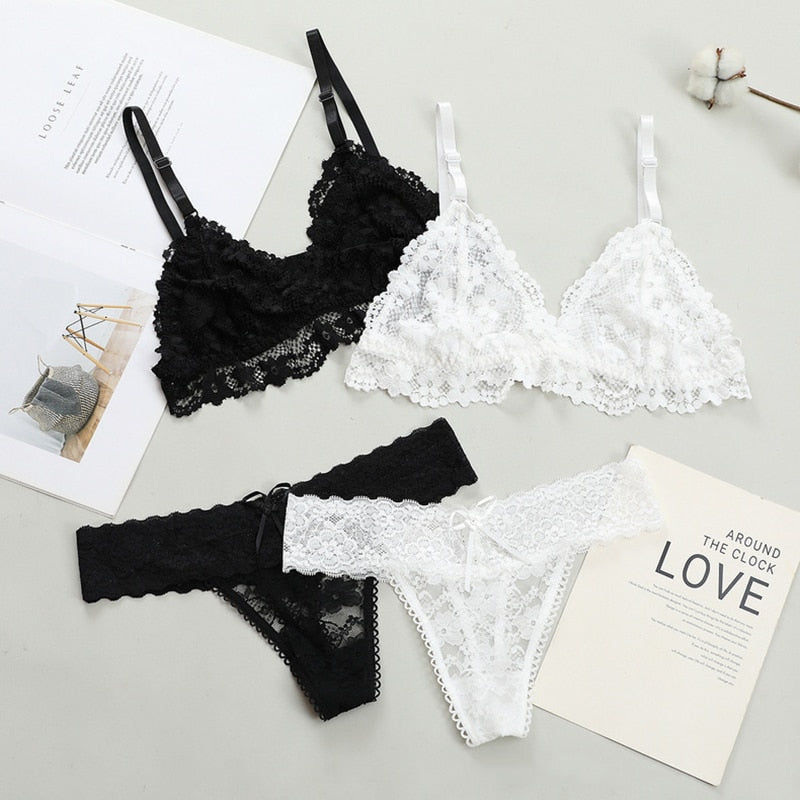 Ensemble de lingerie en dentelle-lorana.eu