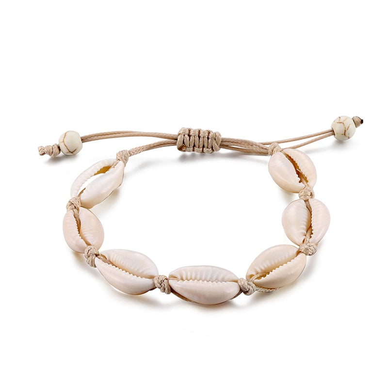 Bracelet avec coquillages-lorana.eu