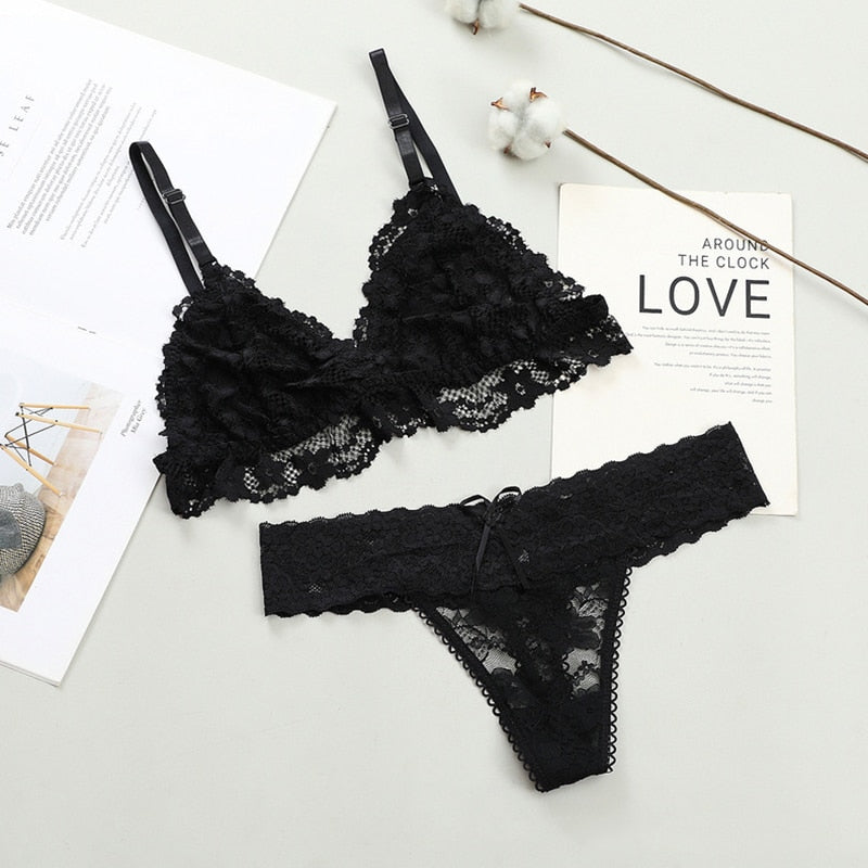 Ensemble de lingerie en dentelle-lorana.eu