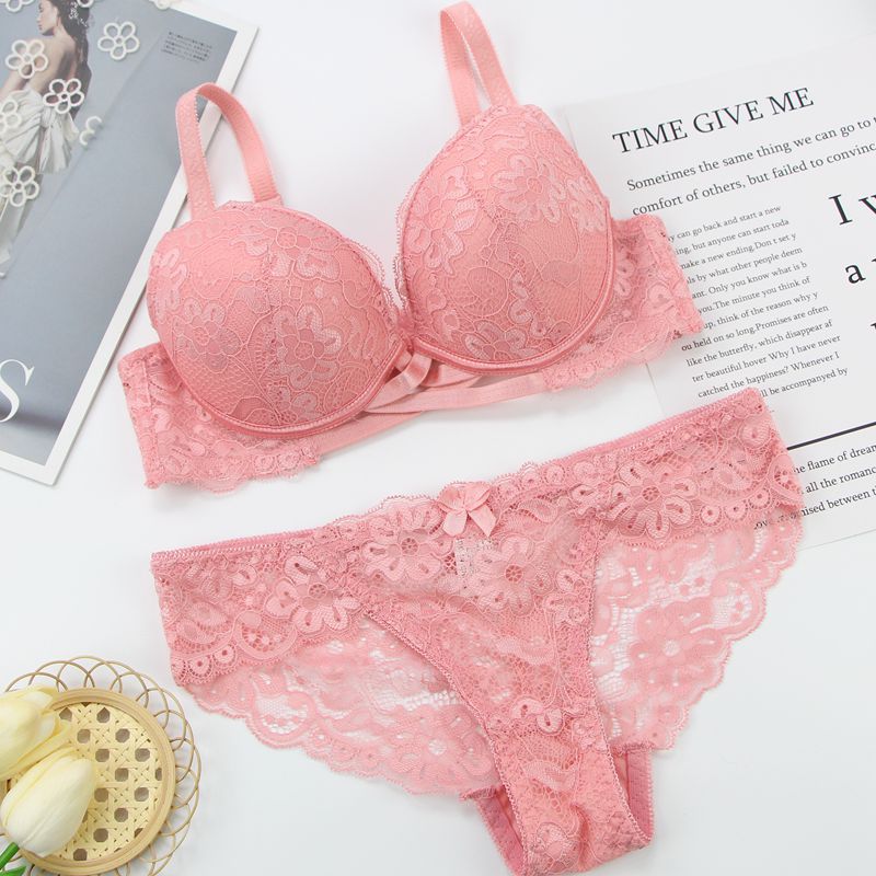 Ensemble de lingerie en dentelle PUSH UP-lorana.eu